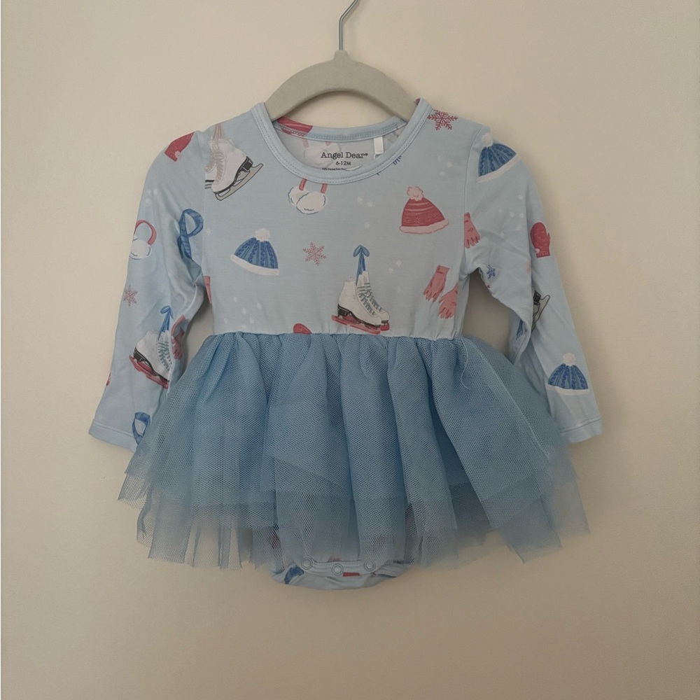 Angel Dear Light Blue Ice Skating Tutu Set